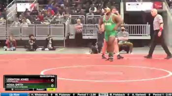 285 lbs Quarterfinal - Leighton Jones, Brownsburg vs Hosia Smith, Indianapolis Cathedral