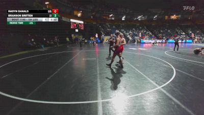 184 lbs Round Of 32 - Hadyn Danals, Virginia vs Branson Britten, Little Rock