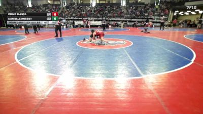 120-128 lbs Round Of 16 - Emma Massa, Slate Wrestling Academy vs Danielle Hussey, Georgia