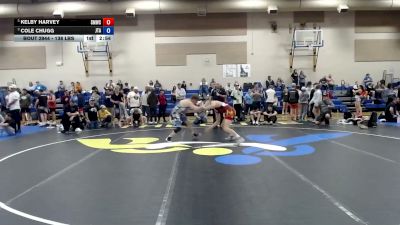 144 lbs Cons. Semis - Kelby Harvey, St. Maries Wrestling Club vs Cole Chugg, Jimenez Trained Academy