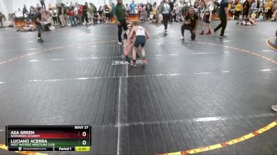 65 lbs Semifinal - Luciano Acerra, West Wateree Wrestling Club vs Asa Green, NoWorries Academy