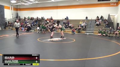 144-145 lbs Round 5 - Ayla Bleil, Iowa City West vs Kalina Mayer, Cedar Rapids Kennedy