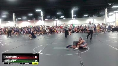 72 lbs Round 3 (6 Team) - Logan Burba, U2 Upstate Uprising vs Jaxon Jolley, 84 Athletes