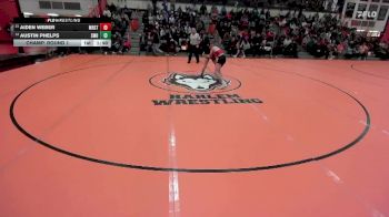 113 lbs Champ. Round 1 - Aiden Weber, Chicago (MARIST) vs Austin Phelps, SCHAUMBURG (HS)