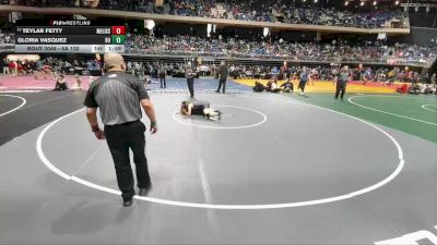 5A 132 lbs Champ. Round 1 - Teylar Fetty, Melissa vs Gloria Vasquez, El Paso Burges