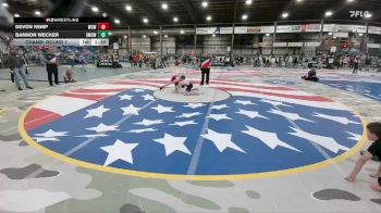 85 lbs Champ. Round 1 - Bannon Wecker, St. Mary`s Cardinals WC vs Devon Kemp, Windy City Wrestlers