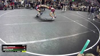 117 lbs Quarterfinals (8 Team) - Tristian Miller, North Dakota 1 vs Ezekiel Rodrigues, Team USA