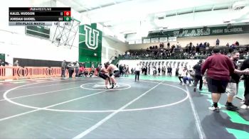 285 lbs 5th Place Match - Jordan Gudiel, Bassett vs Kalel Hudson, Indian Springs