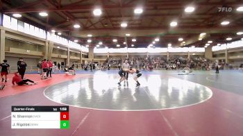 106 lbs Quarterfinal - Nate Shannon, Emerson/Park Ridge vs Jake Rigolosi, Saddle Brook