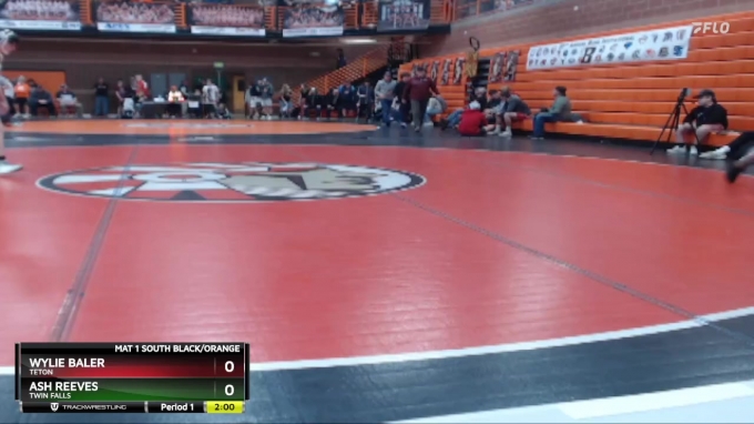 106 lbs Quarterfinal - Ash Reeves, Twin Falls vs Wylie Baler, Teton