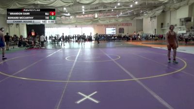 125 lbs Champ. Round 2 - Brandon Dami, Washington & Jefferson vs Edward McCarthy, Thiel