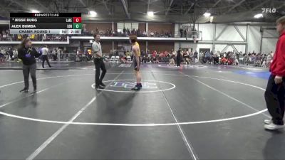 157 lbs Champ. Round 1 - Alex Bumba, Loras vs Jesse Burg, Lakeland