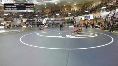 132 lbs Cons. Round 1 - Royce Ulrich, Richmond-Central Heights Hs vs Colby Nuss, Plainville Hs