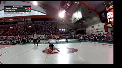 4A 98 lbs Quarterfinal - Hadley Brown, Sugar-Salem vs Gus Packer, Snake River