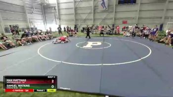 182 lbs Round 1 (8 Team) - Max Matthias, Wisconsin Blue vs Samuel Watkins, Kansas Blue