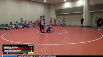 160 lbs Round 1 (10 Team) - Diondre Henderson, Indiana Smackdown Gold vs Gaetano Sevelli, Ohio Titan Gray