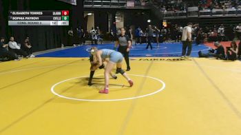 6A 140 lbs Cons. Round 3 - Sophia Payrovi, Cypress Falls vs Elisabeth Torres, San Antonio Johnson