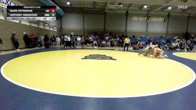 288 lbs Quarterfinal - Mark Effendian, Faith Christian (PA) vs Anthony Sebastian, Immaculate Conception (IL)