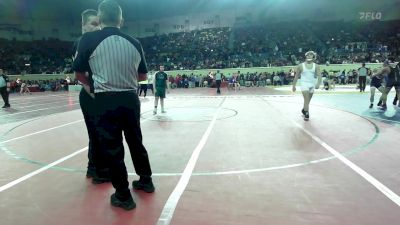 160 lbs Round Of 64 - Baylor Bart, CowTown Elite vs Johnthan Estep, Muskogee JH Wrestling