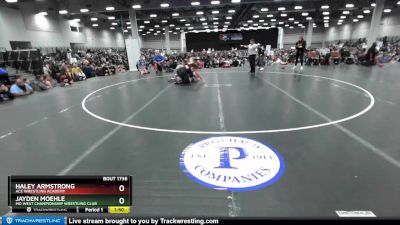 235 lbs Quarterfinal - Jayden Moehle, MO West Championship Wrestling Club vs Haley Armstrong, Ace Wrestling Academy