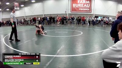 106 lbs Cons. Round 1 - Benjamin Mayfield, Hickory Wrestling Club vs Connor Munsey, Unaffiliated