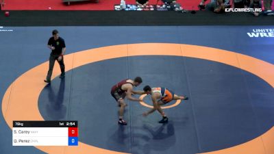 79 kg Cons 8 #1 - Spencer Carey, Navy- Marine Corps RTC vs Quentin Perez, Campbell