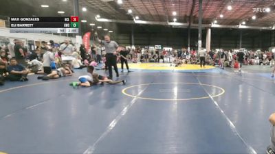 75 lbs Placement (4 Team) - Eli Barrett, GRIZZLY WRESTLING CLUB vs Max Gonzales, NC LEGEND
