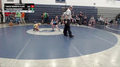 70 lbs Champ. Round 2 - Paxton Hernandez, Sublime Wrestling Academy vs Nixon Werneth-Clark, Fighting Squirrels Wrestling Club