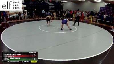 125 lbs. Cons. Round 6 - Temperance Lowe, Park HIll South vs Emmy Begemann, Fulton