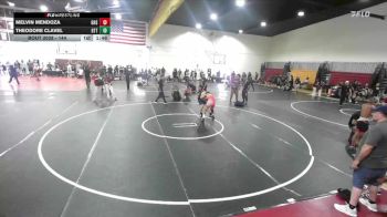 144 lbs Quarterfinal - Melvin Mendoza, Gahr High School vs Theodore Clavel, Grand Terrace Titans