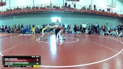 125 lbs Quarterfinal - Viktoriia Konovalenko, Unattached vs Ava Strayer, Bulldog Premier Wrestling Club