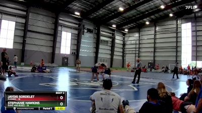 95 lbs Quarterfinals (8 Team) - Jaydis Sordelet, Flashes vs Stephanie Hawkins, Gunz And Rosez