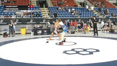 138 lbs Cons. Quarters - Jaxsen Bailey, Connecticut vs Reid Stoddard, Virginia