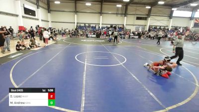 65 lbs Round Of 16 - Dominik Lopez, Mustang WC vs Maddix Andrew, Grindhouse WC