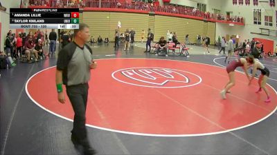 130 lbs Cons. Round 4 - Taylor Knilans, Union vs Amanda Lillie, White River