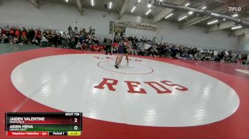 126 lbs Cons. Round 2 - Jaiden Valentine, Northfield vs Aiden Mena, Arvada West