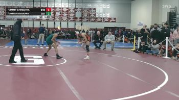132 lbs Consolation - Jimmy Shrestha, Watertown vs Amadi Ezeugwu, Southwick-Tolland