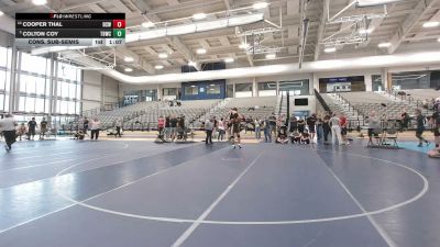144 lbs Cons. Sub-semis - Cooper Thal, Davis Club Wrestling vs Colton Coy, The Best Wrestler Club