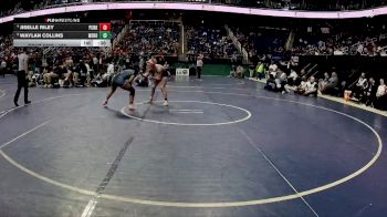 126 lbs 3rd Place Match - Jiselle Riley, Panther Creek vs Waylan Collins, West Rowan