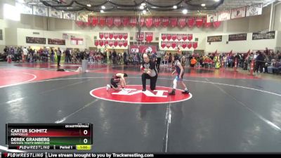 70 lbs Quarterfinal - Carter Schmitz, Monticello vs Derek Granberg, Wayzata Youth Wrestling