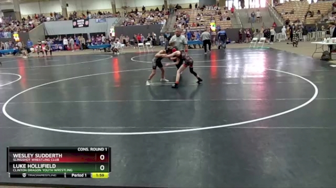 85 lbs Cons. Round 1 - Luke Hollifield, Clinton Dragon Youth Wrestling ...