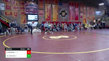 182 lbs Semifinal - Bray Emerine, Floyd Central vs Gavin Ricketts, Union County