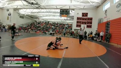 150A Round 2 - Jameson Siemens, Natrona County vs Mason Kuhbacher, Campbell County