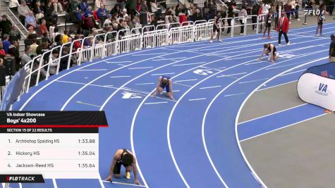 High School Boys' 4x200m Relay, Prelims 16