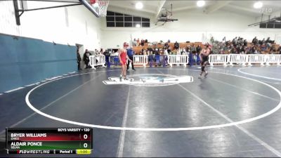 120 lbs Cons. Round 3 - Aldair Ponce, Selma vs Bryer Williams, Chico