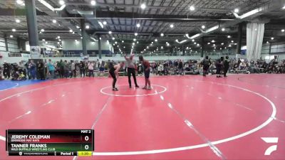 140 lbs Cons. Round 2 - Jeremy Coleman, Dinwiddie Mat Rats vs Tanner Franks, Wild Buffalo Wrestling Club