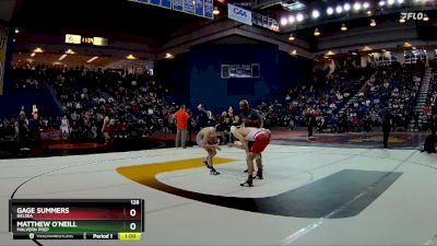 126 lbs Cons. Round 6 - Gage Summers, Delsea vs Matthew O`Neill, Malvern Prep