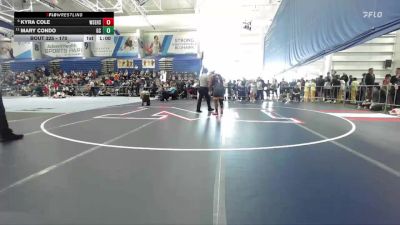 170 lbs Cons. Round 3 - Kyra Cole, Wichita-Southeast Hs vs Mary Condo, Garden City