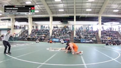 285 lbs Quarterfinal - Wyatt Bailey, Ashland vs Giulian Bodiu, Findlay