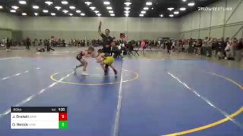 80 lbs Quarterfinal - Jameson Onstott, Simmons Academy Wrestling Saw vs Davin Renick, Honey Badger Wrestling Club